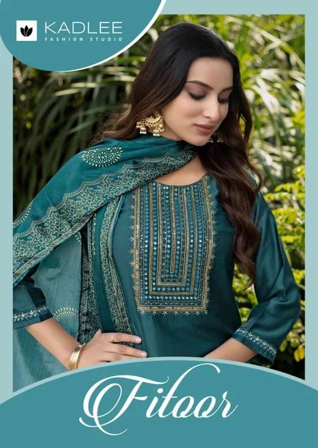 Fitoor By Kadlee Gajji Silk Kurti With Bottom Dupatta Wholesale Online
